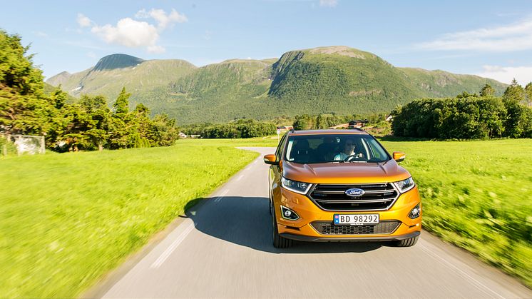 Ford-lansering av nye Edge og Ranger i Molde