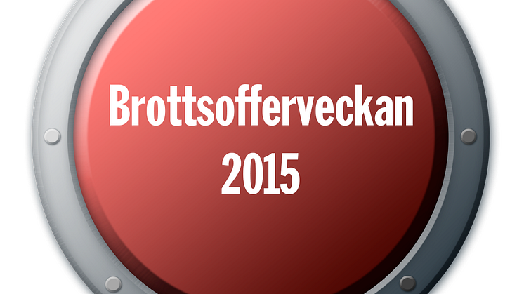 Inbjudan till Nationella Brottsofferveckan 2015