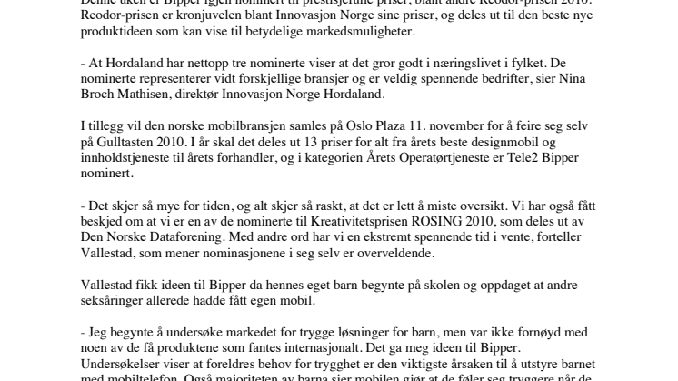 (NO) Bergens-bedrift kan vinne Reodor-pris