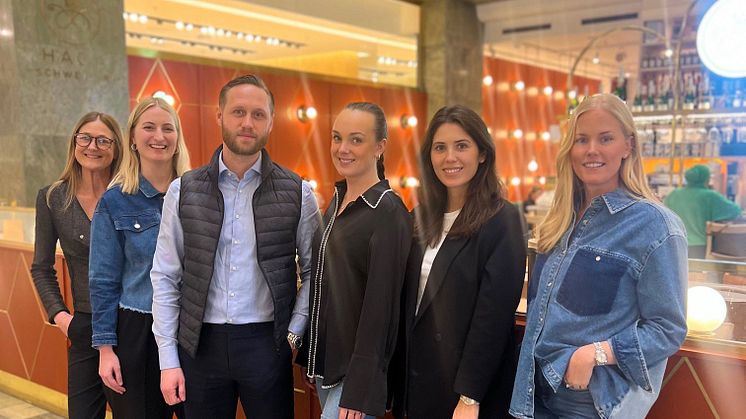 Karin Svensson NK, Alexandra Högman NK, Alexander Swärd Cure Media, Emilia Tilly Cure Media, Kristina af Klercker NK, Emma Lundsten Cure Media.