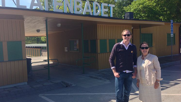 Sjöstedt/Forslund (FP): Ett nyrustat Flatenbadet invigt