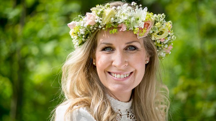 Cathrine WInnes, Blåsarsymfonikernas chefsdirigent. Foto: Chris Maluszynski