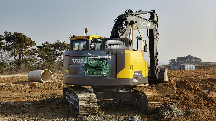 Volvo ECR145E och ECR235E - Steg IV motor