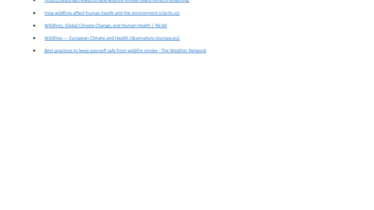 Reference list for PR Camfil Wildfires Specialist Resources and Taskforce_13 June 2023.pdf