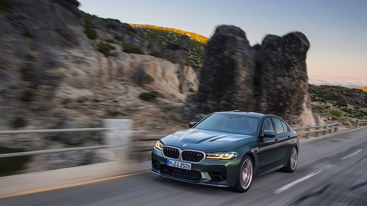 Nye BMW M5 CS: Mindre av noe – mye mer av mye	