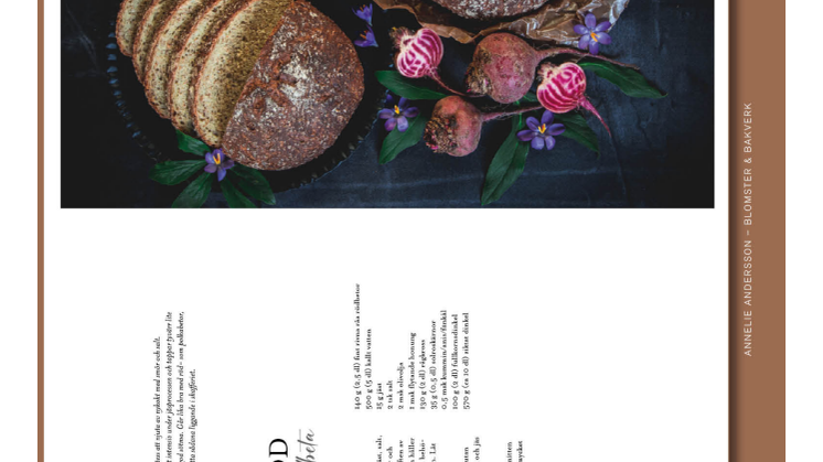 Receptuppslag Bröd med rödbeta ur Blomster & Bakverk
