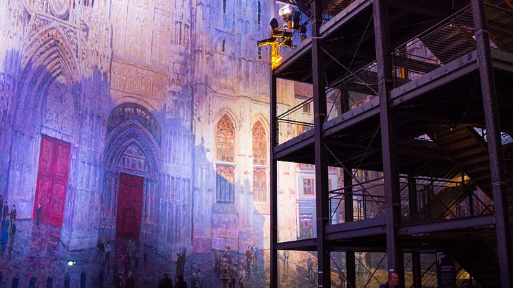 Kathedrale von Monet im Panometer Leipzig - Foto: Elli Flint