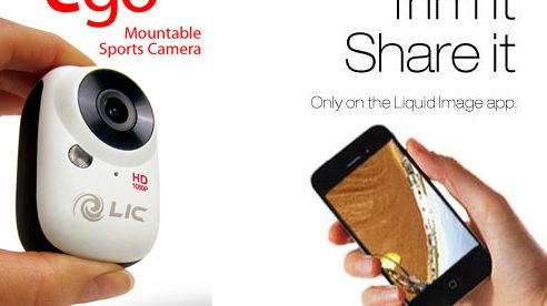 RLVNT presenterar Liquid Image EGO actionkamera, klipp och redigera direkt i Appen!