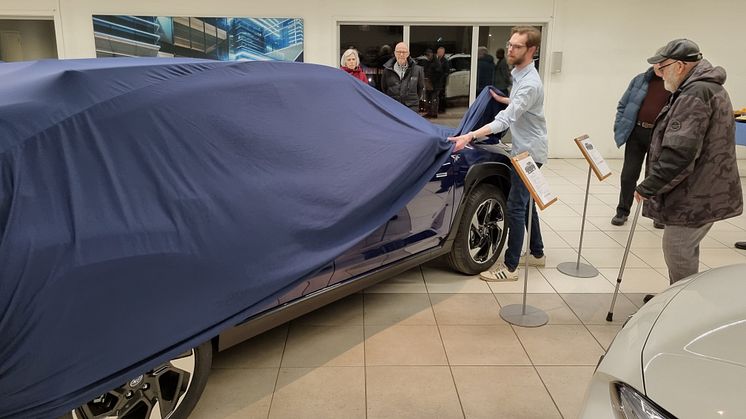 Anders Krantz visar nya Crosstrek