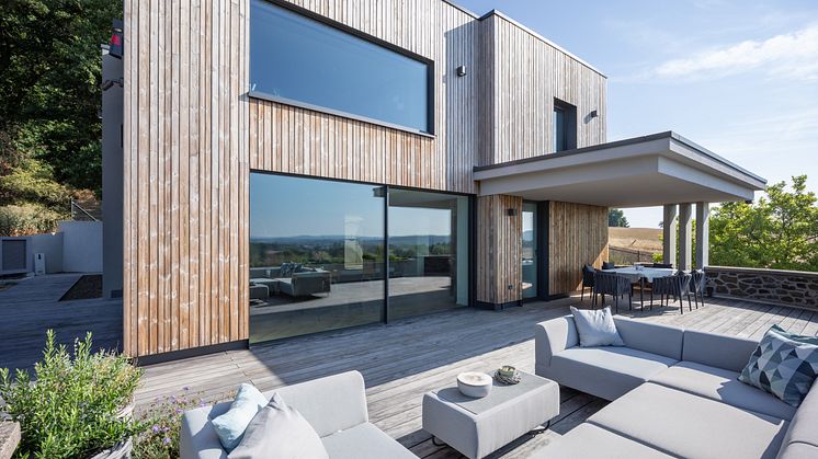 Charakterstark & langlebig: Fassade aus Kebony Character