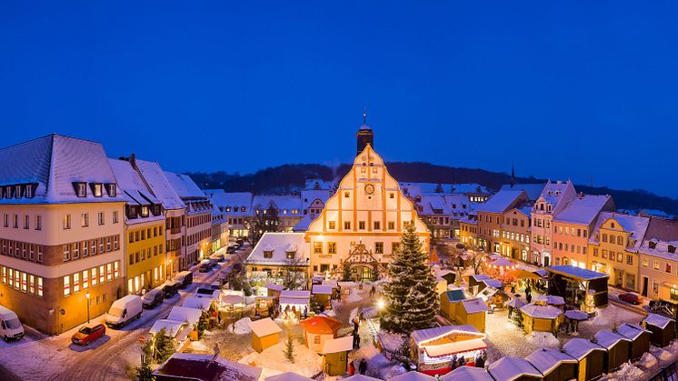 Der Weihnachtsmarkt in Grimma öffnet vom 25. November bis 11. Dezember 2022 seine Pforten - Foto: Sylvio Dittrich