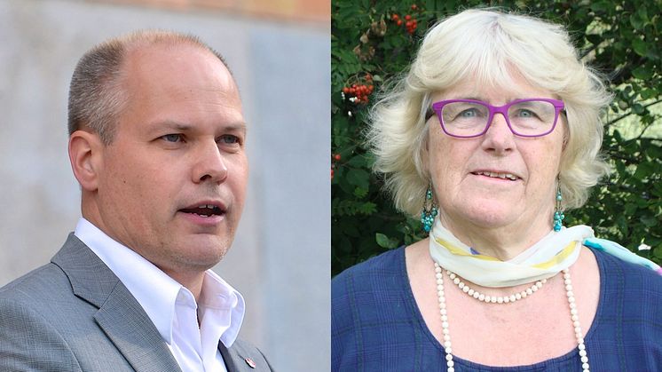 Morgan Johansson och Karin Fridell Anter