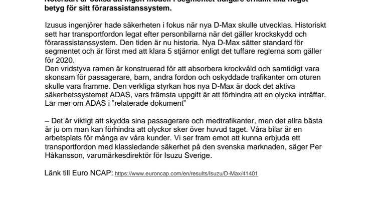 Full pott i Euro NCAP