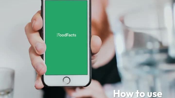 FoodFacts instruktioner engelska