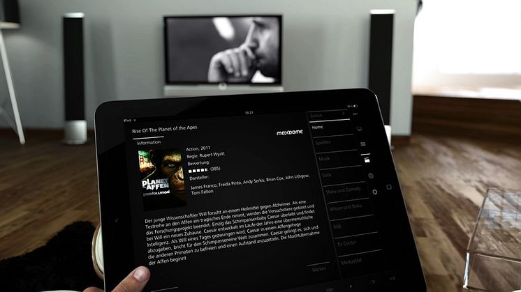 Loewe Assist Media App -  Information og betjening fra ét og samme sted