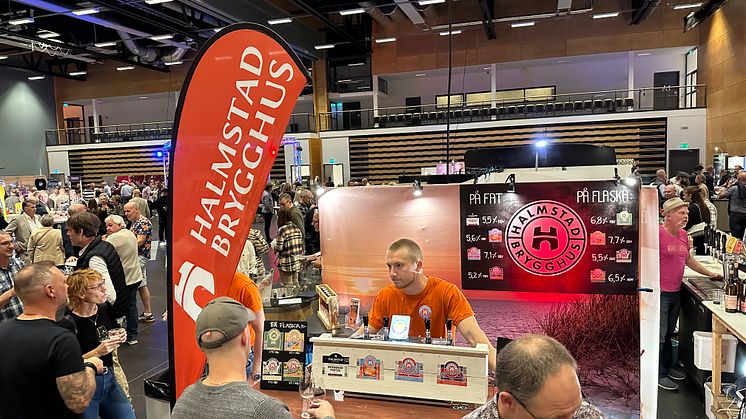 Halmstad Brygghus medverkar på Malmö Öl & Whisky Festival. Malmömässan 15-16 mars 2024.