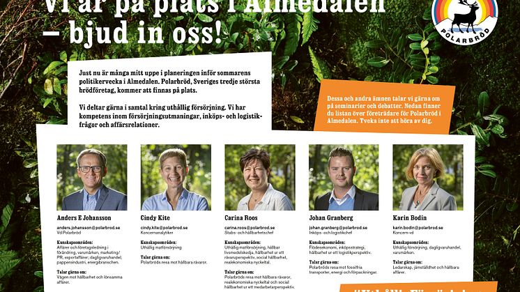 Polarbröd i Almedalen 2018