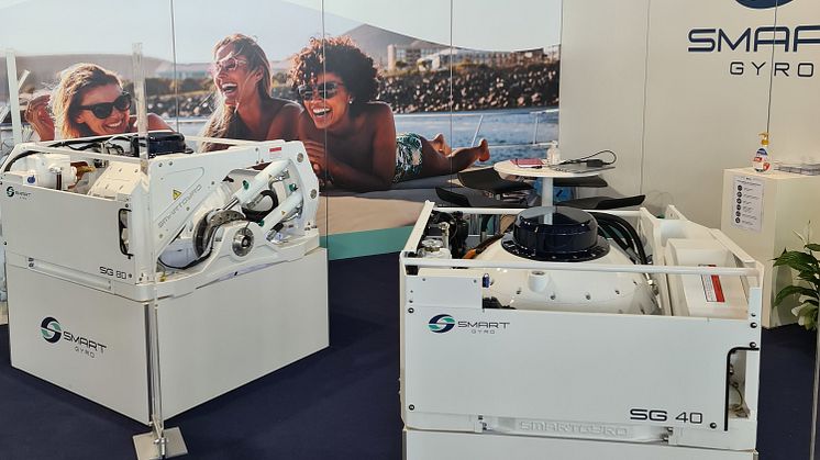 Boat show visitors will have the opportunity to view the new Smartgyro stabilizer line-up this year