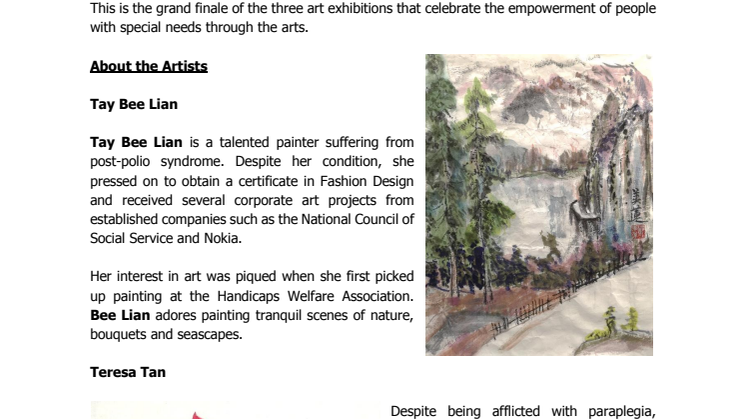 Allure of Chinese Ink Painting by VSA Singapore at Pan Pacific Singapore's Public Art Space