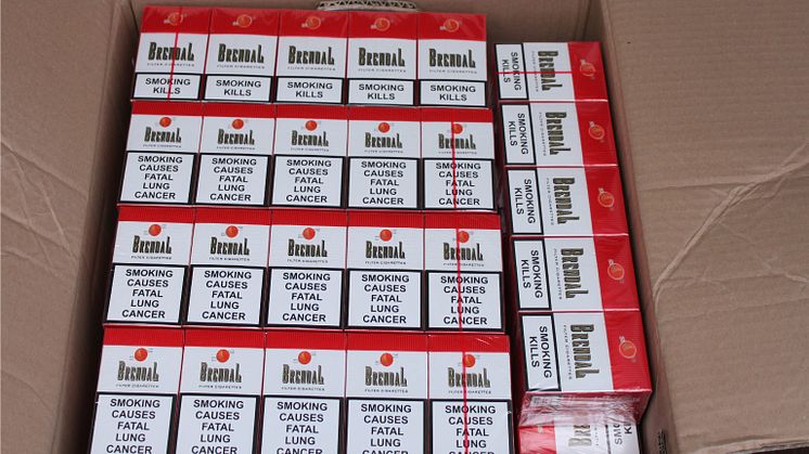 Cigarettes seized