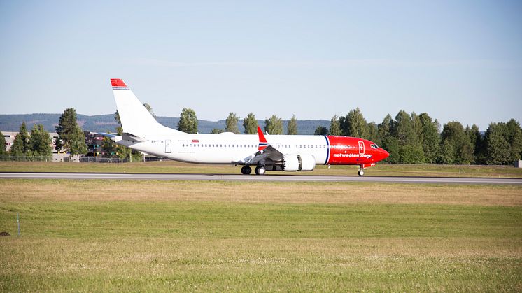 Norwegians första Boeing 737 MAX 
