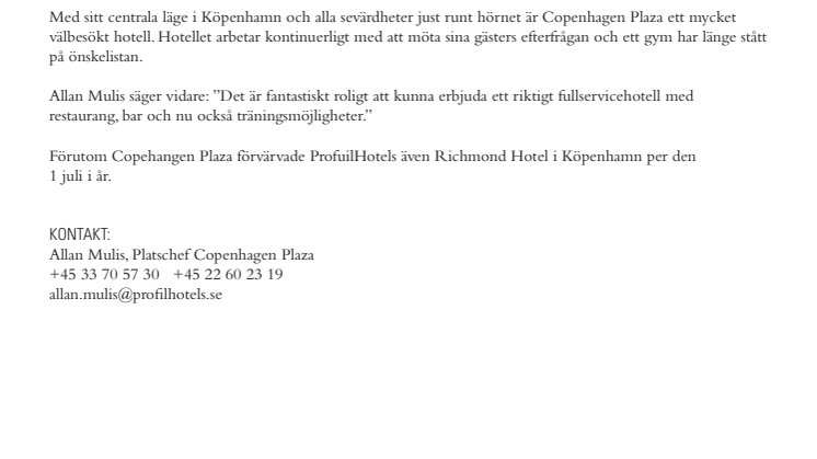 HÅLL FORMEN PÅ PLAZA