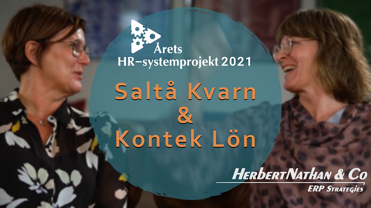 Vinnaren av Årets HR-Systemprojekt är Saltå Kvarn och Kontek!