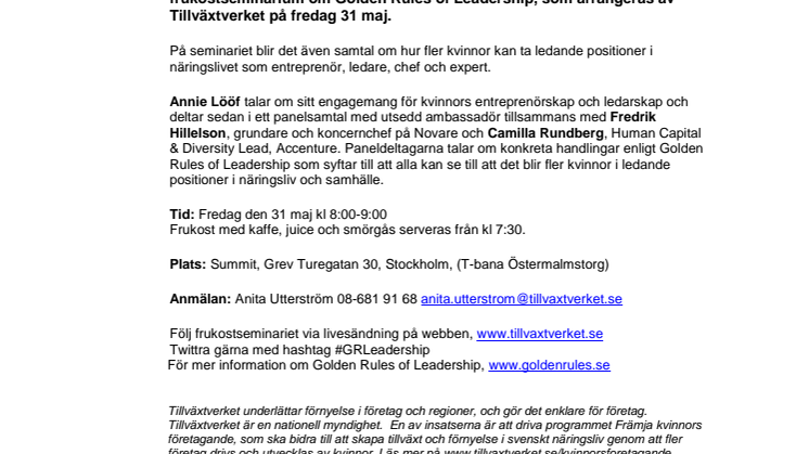 Hur öppnar vi dörrarna till näringslivets beslutsrum?