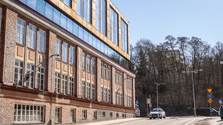 Trikåfabriken är ett påbyggnadsprojekt mitt i Hammarby Sjöstad.