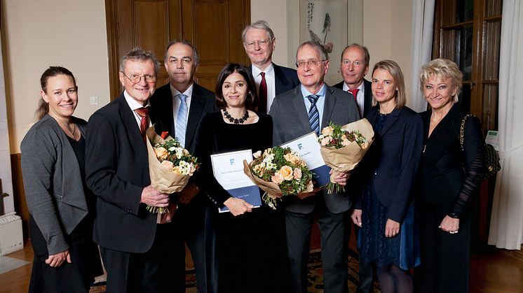 Jurymedlemmar och pristagare från Årets Framtidsbyggare 2016