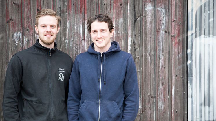 Mårten Jansson och Martin Fredriksson är två nöjda praktikanter som efter praktikperiodens slut påbörjar sina examensarbeten.  