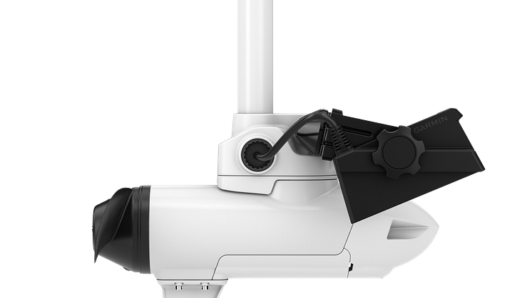 Garmin_Force Kraken Trolling Motor_in Weiß mit Geberhalterung (6) (c) Garmin Deutschland GmbH