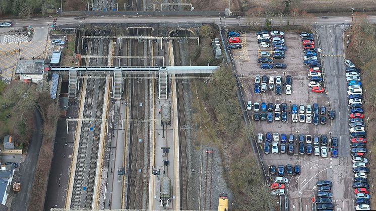 Tring station aerial Feb 2019
