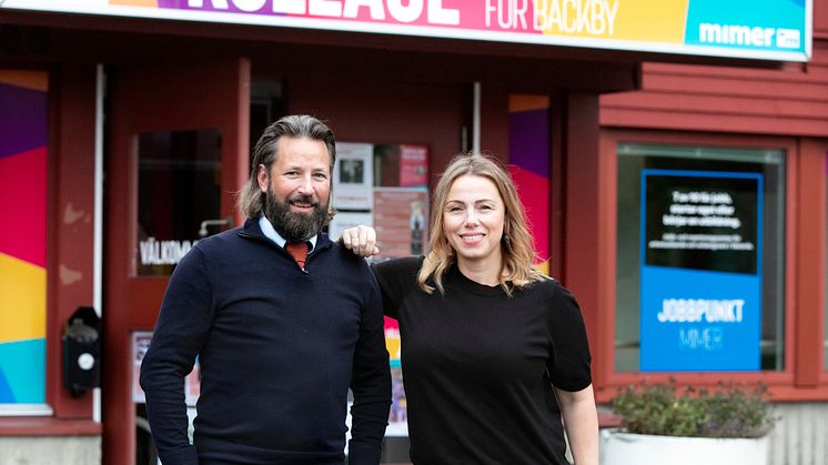 På Kollage finns bland andra Jobbpunkt Mimer med Maria Lindelöf, projektledare och Åke Larsson, coach. 