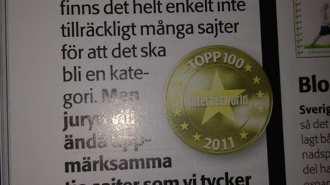 Mynewsdesk på #Topp100 sajter i Sverige 