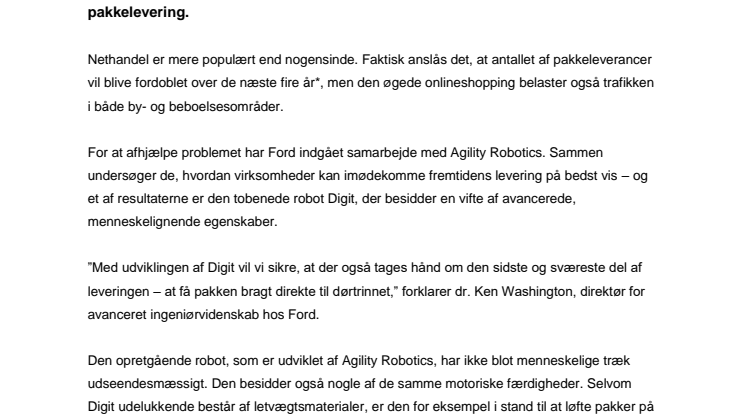 Mød Digit – robotten der fremover bringer din pakke helt til døren