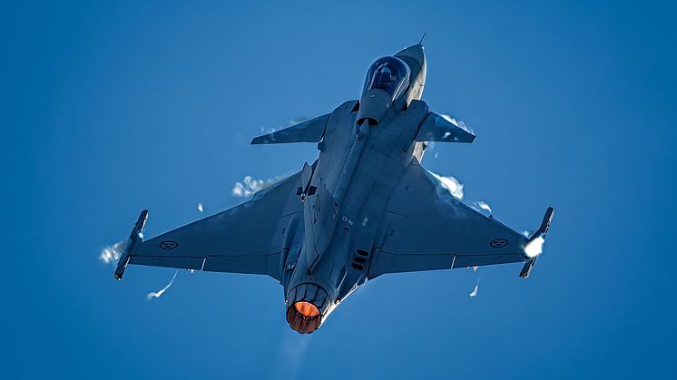 JAS 39 Gripen. Foto: Peter Eliasson