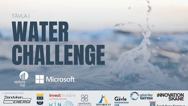 Gästrike Vatten är samarbetspartners i Water Challenge