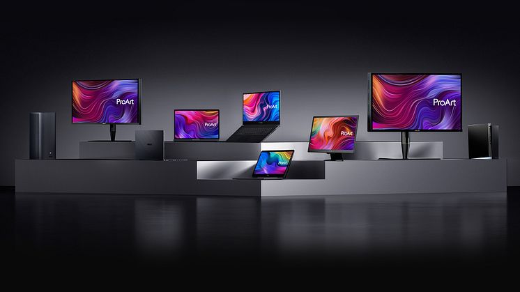 ASUS lancerer ProArt i Danmark. En serie af high-end bærbare, desktops og skærme til professionelle content creators