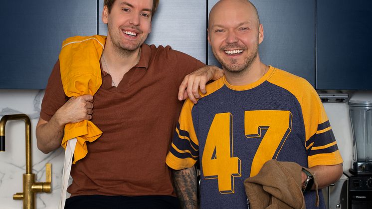 Sveriges gladaste bagare Fredrik Nylén och vegoprofilen Mattias Kristiansson startar podden Under förklädet