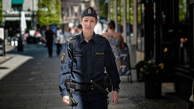 Nya poliser måste vara förberedda på svåra möten med psykiskt sårbara personer. Fotograf: Håkan Röjder