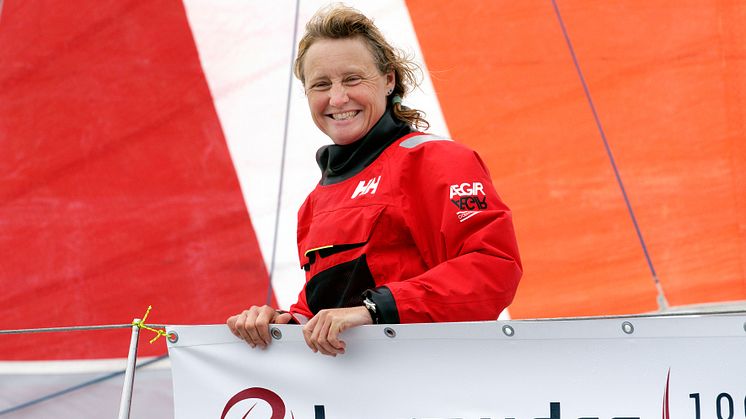 Pip Hare on the Bermudes 1000 race