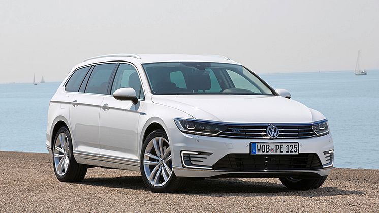 Volkswagen oplever markant vækst, bl.a. med firmafavoritten Passat - her i hybridudgaven Passat GTE