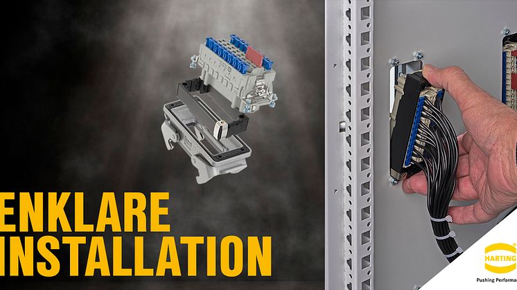 Enklare installation med HARTING