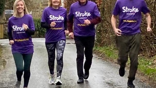 ​Local family joins the resolution for the Stroke Association