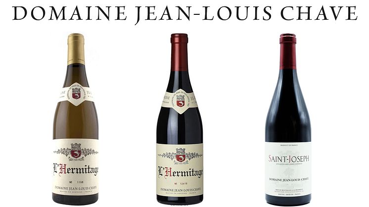 Webblansering av tre kvalitetsviner från Domaine Jean-Louis Chave den 21:a oktober.