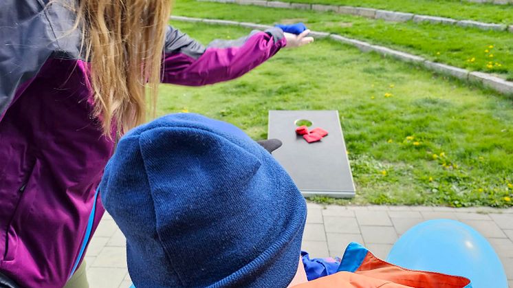 Kast med ärtpåse