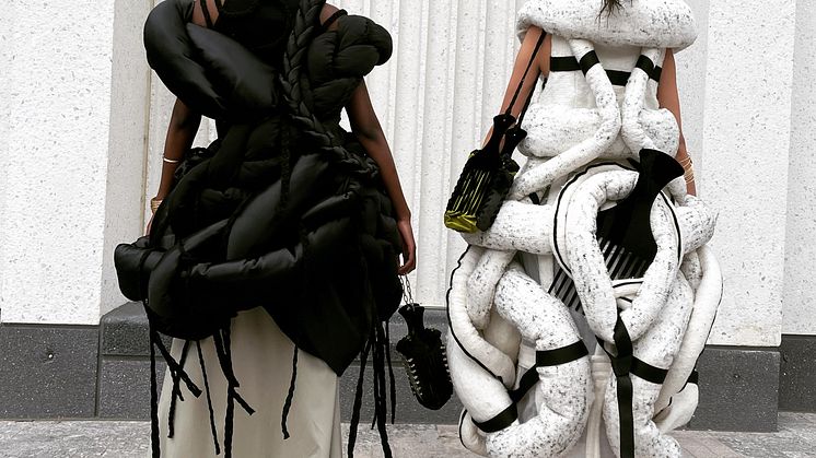 Levi Warren-Howard's finished garments which helped her win the Culture and Heritage Award