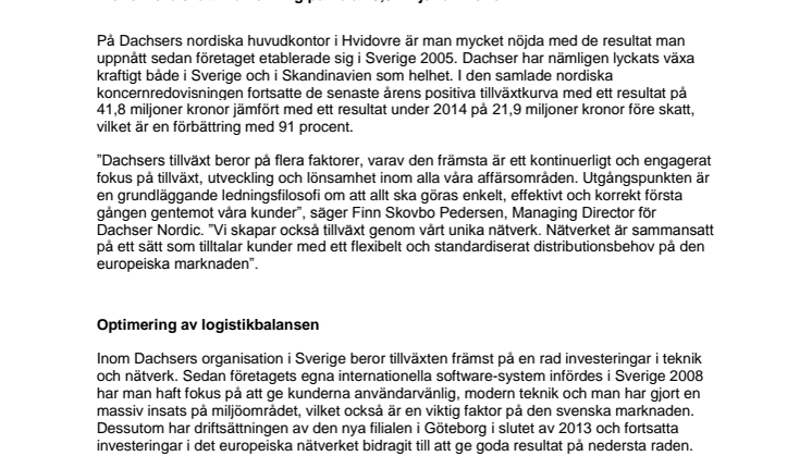 Klar strategi skapar tillväxt   