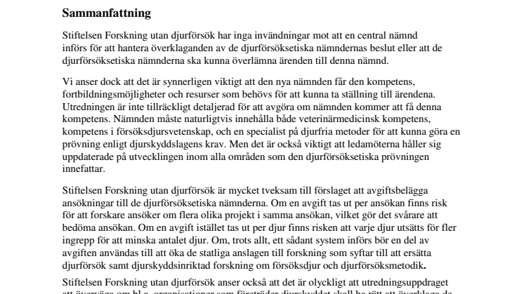 Ny myndighet för överklagade beslut om djurförsök